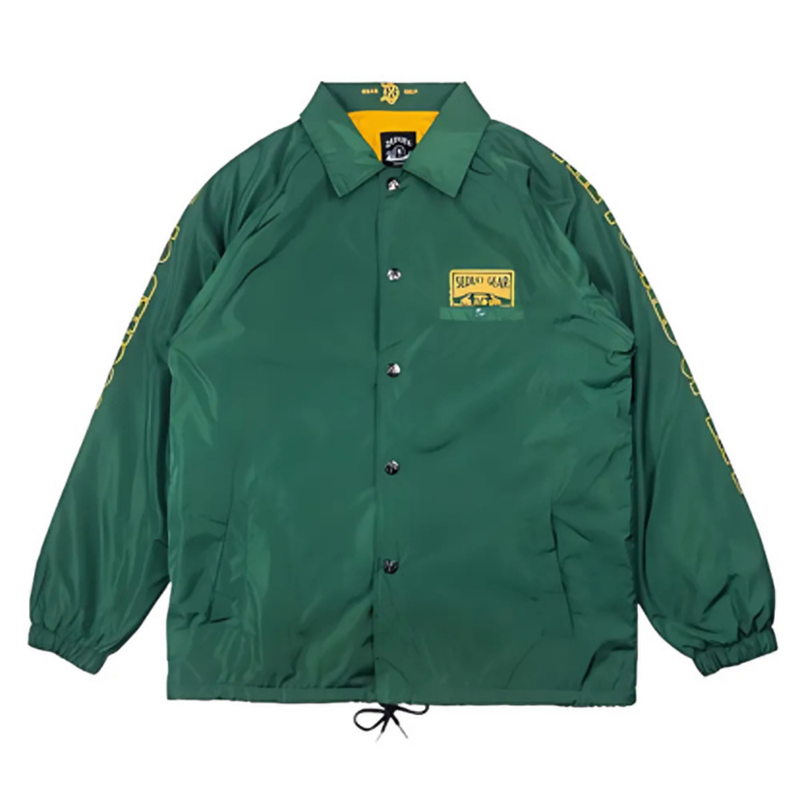 Contrast color coach jacket V0460
