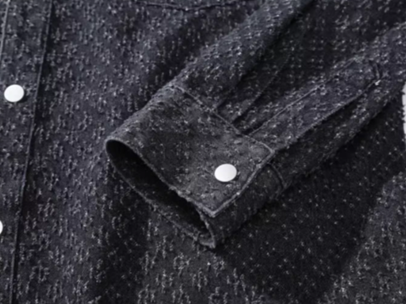 Snap button retro shirt V0074