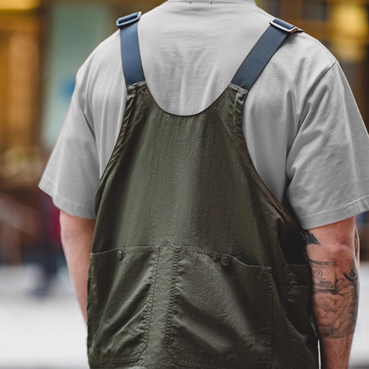 Retro Multi-Pocket Utility Vest V0733