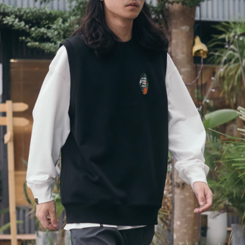 One point logo pullover vest V0514