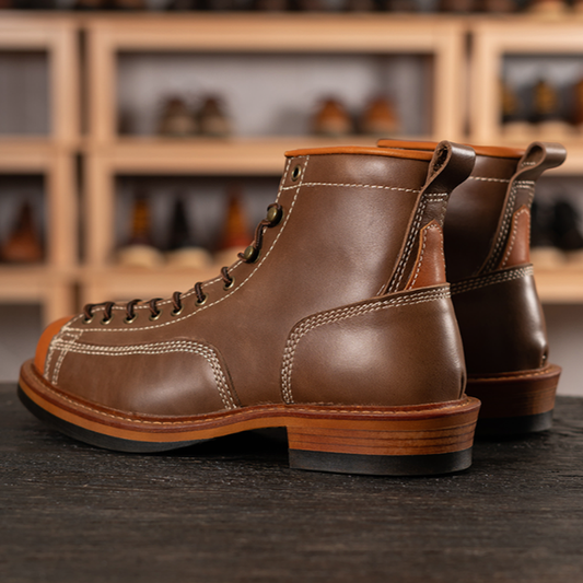 Retro High Top Work Boots V0778