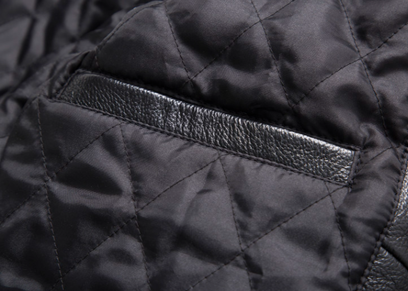 Leather Flight Jacket V0874