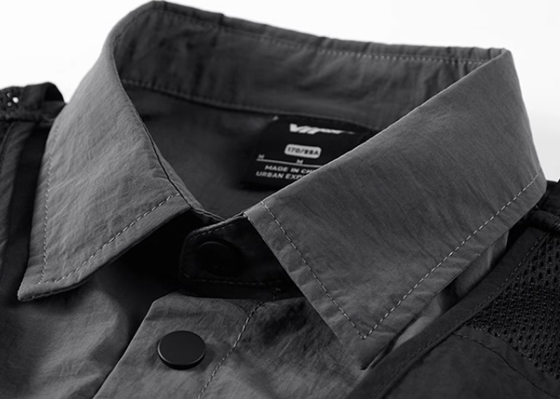 Fake Layered Multi-Pocket Shirt V0212