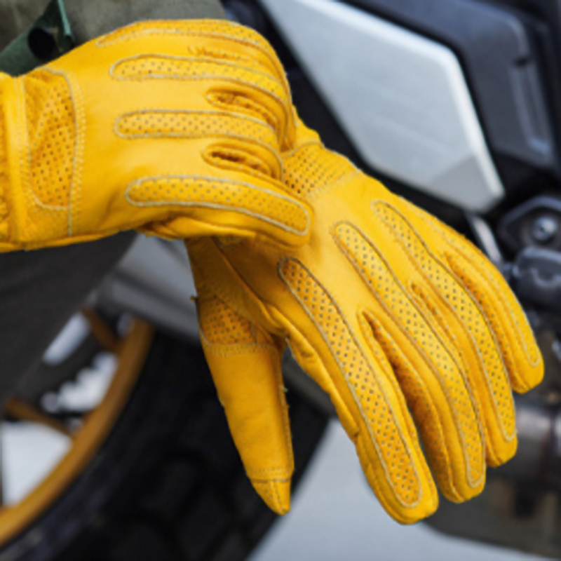 Vintage Touchscreen Riders Gloves V0797
