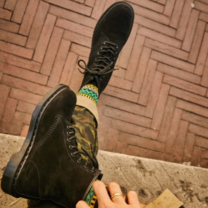 Retro British Biker Boots V0804