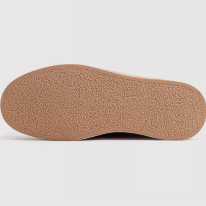 Retro suede moccasin shoes V0456
