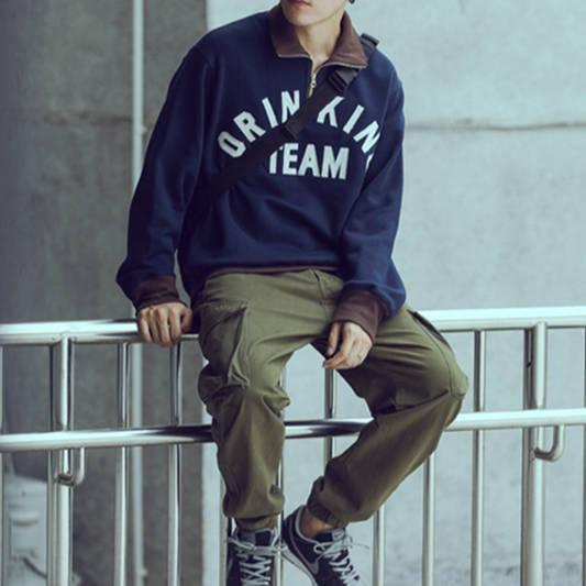 American retro logo sweatshirt V0287