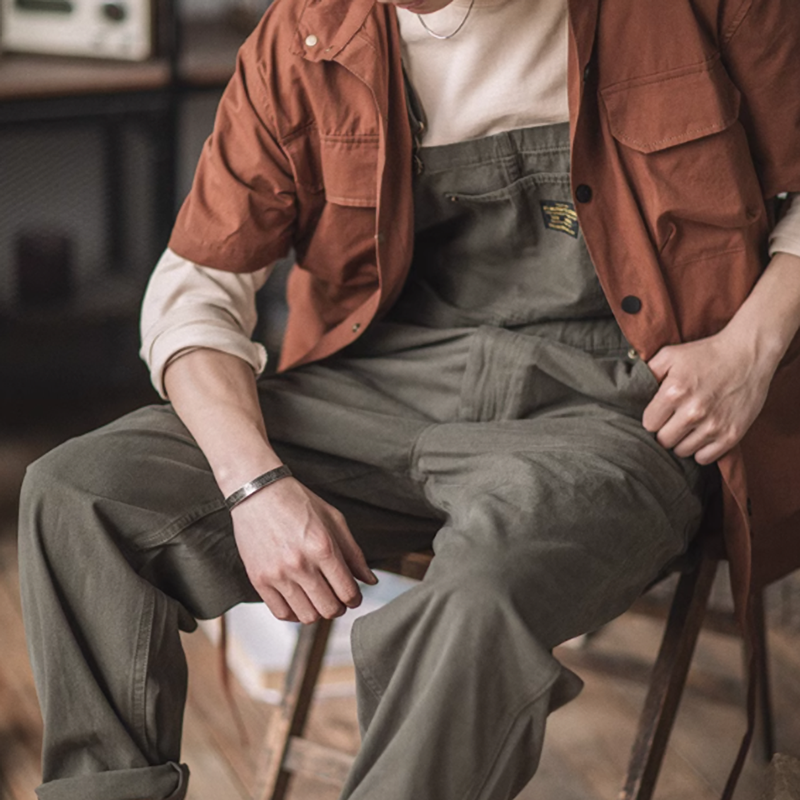 American Retro P44 Suspender Overalls V0519