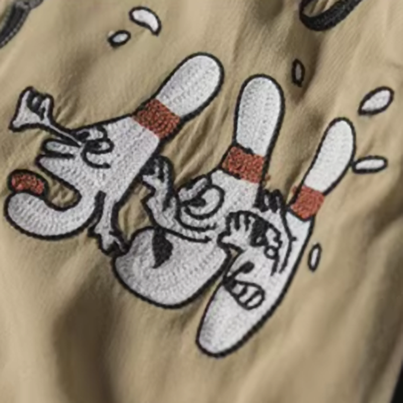 Cuban collar bowling shirt V0494