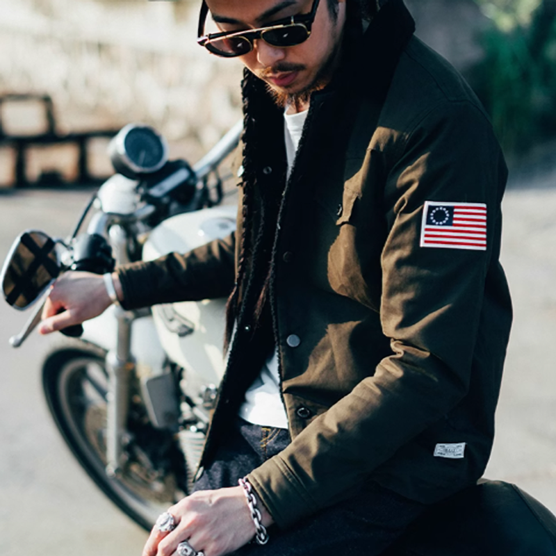 American Retro Lapel Boa Jacket V0312