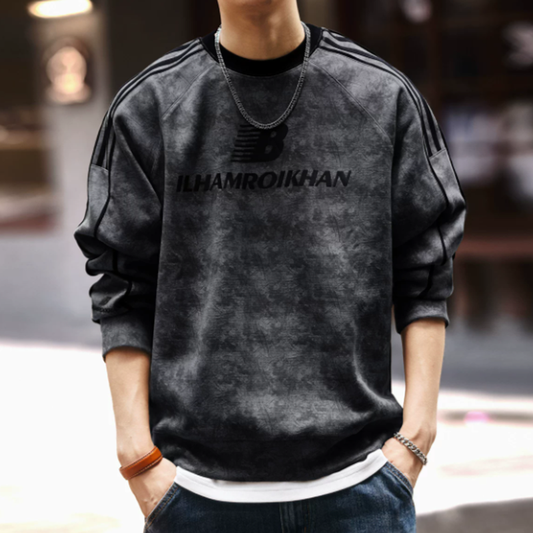 Casual Striped Sweatshirt V0880