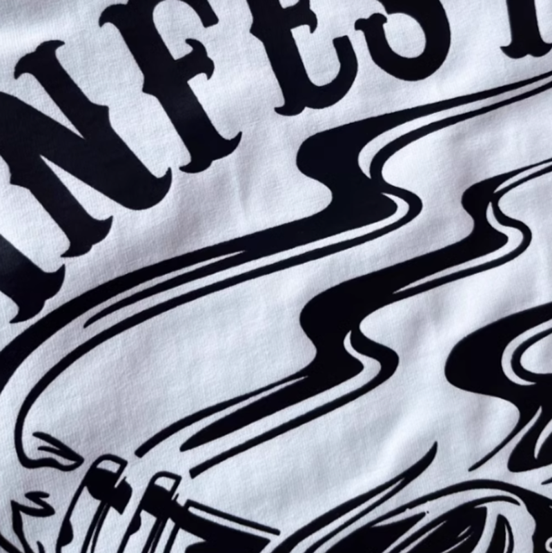 Crazy Fire Drink Print T-Shirt V0499