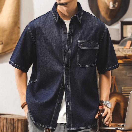 Vintage American Denim Work Shirt V0738