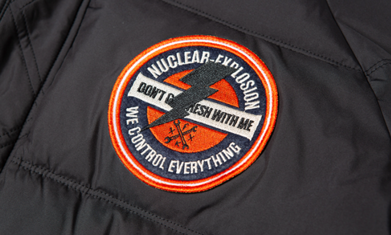 Patch Lightning Cotton Down Jacket V0433