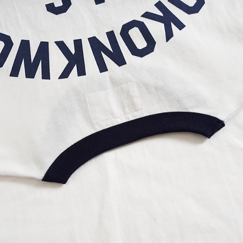 American retro bike logo T-shirt V0501