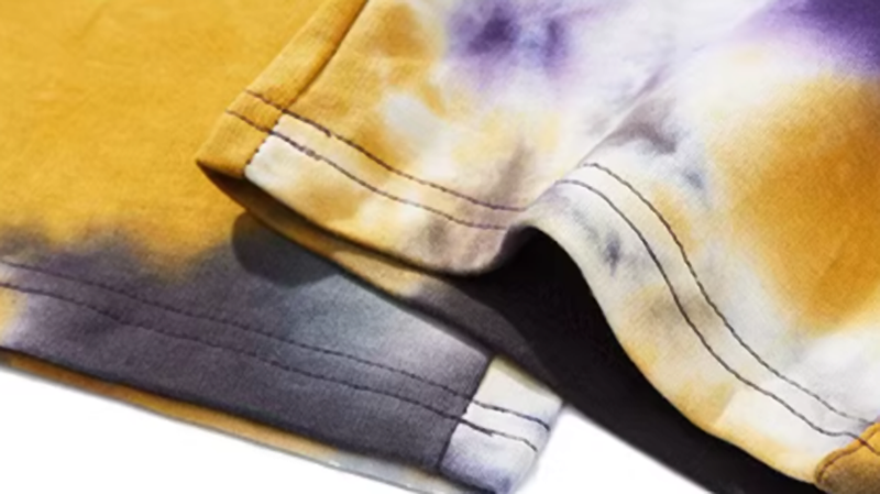 Street tie-dye loose pants V0470