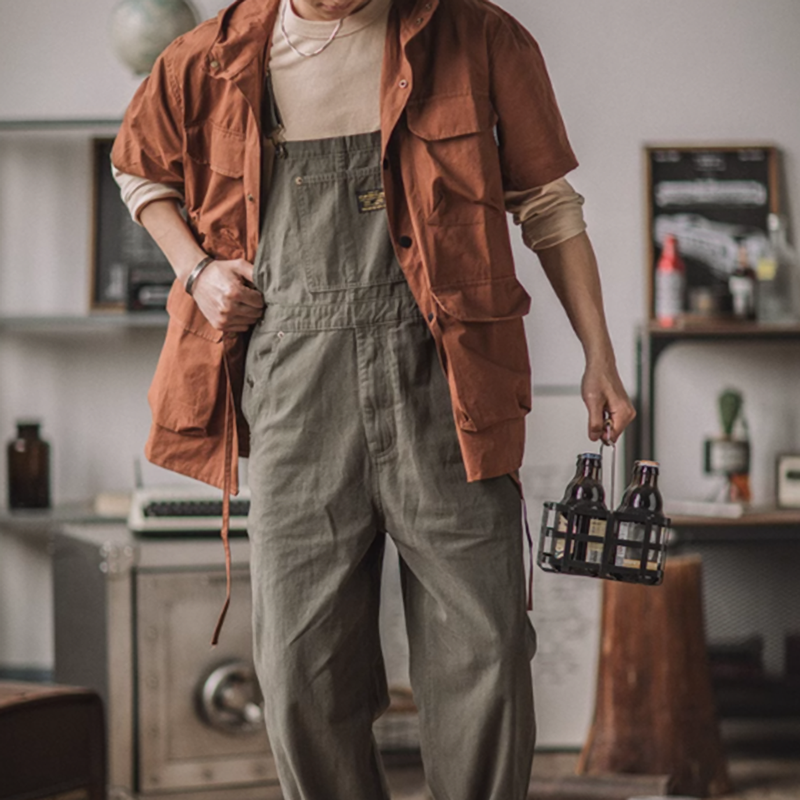 American Retro P44 Suspender Overalls V0519