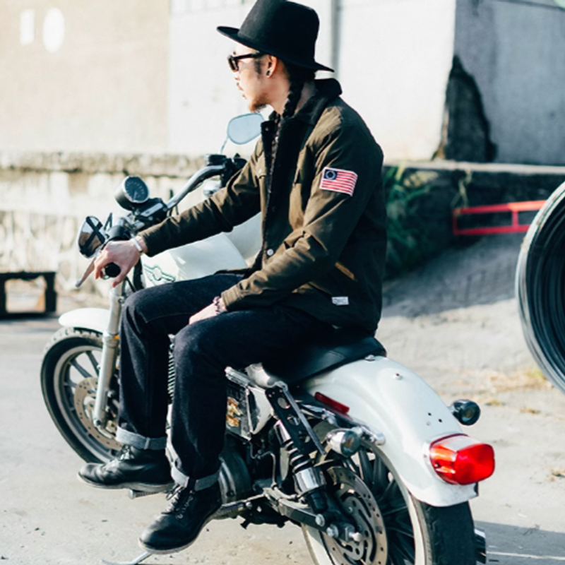 American Retro Lapel Boa Jacket V0312