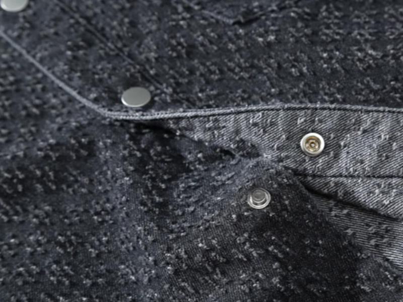 Snap button retro shirt V0074