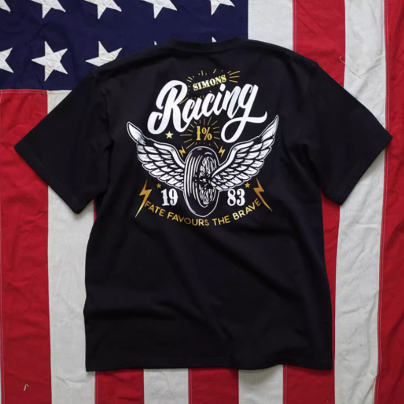 Heavy Way Back Logo T-Shirt V0503