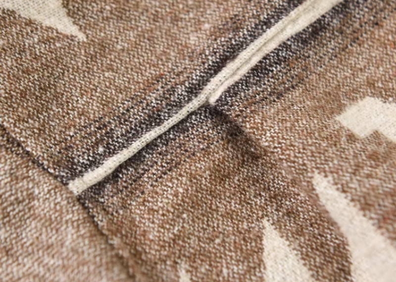 Heavyweight Ortega pattern shirt V0145
