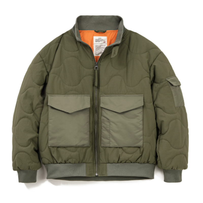 Cotton-Padded Army Jacket V1055