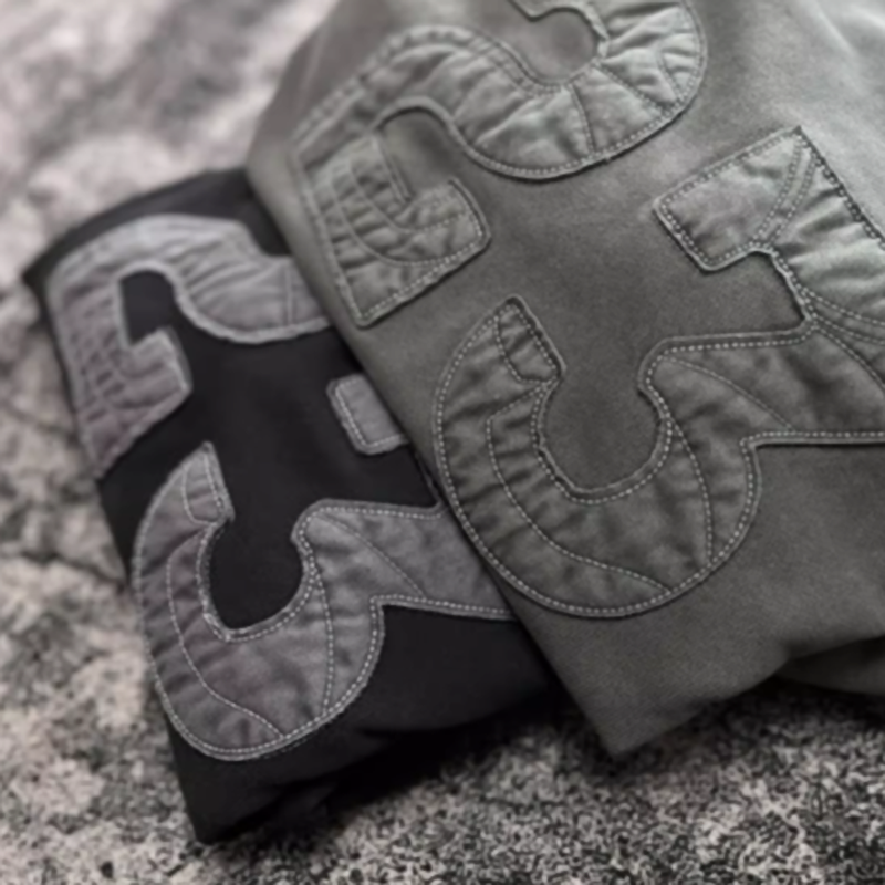 Heavyweight washed sweatshirt V0431