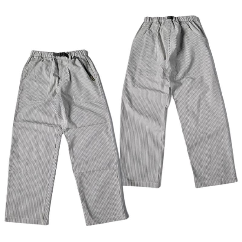 Casual Striped Work Pants V0418