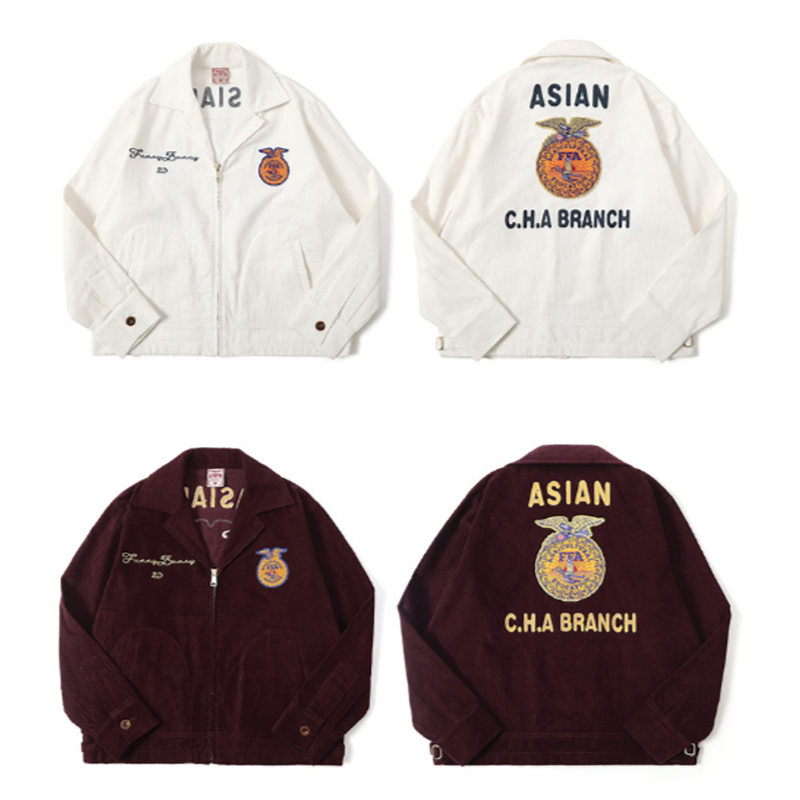 American Retro Corduroy FFA Jacket V0464