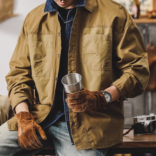 Patchwork retro shirt V0220