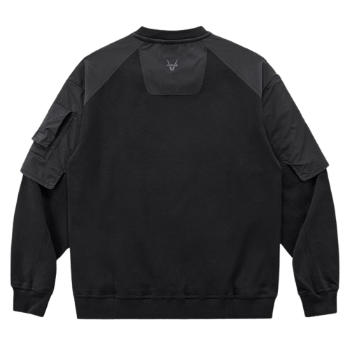 Fake layered sweatshirt V0178
