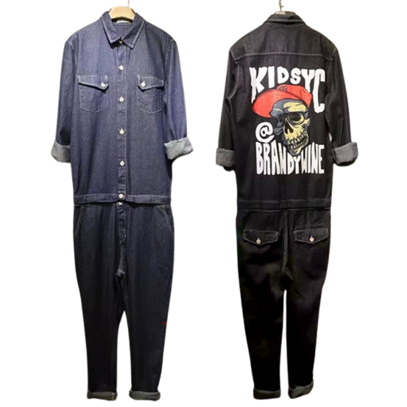 Urban Skull Workwear Jumpsuit V0617