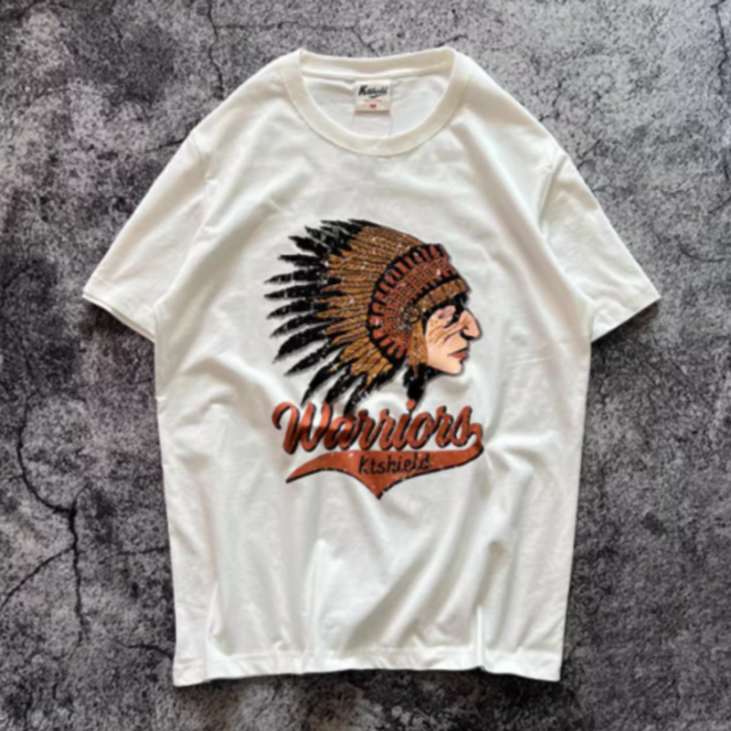 American Retro Indian T-shirt V0526