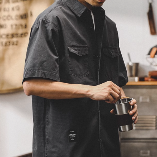 American casual work shirt V0046