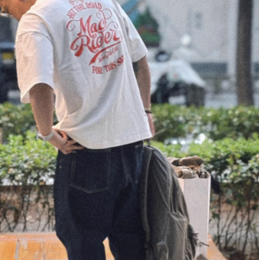 American Street Biker T-Shirt V0486