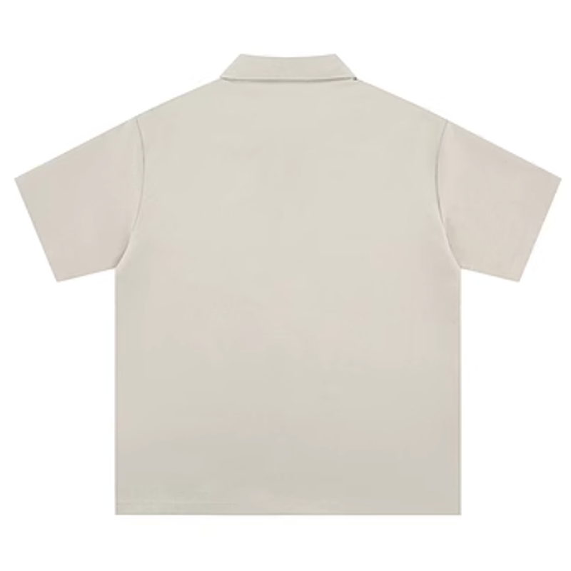 Retro Embroidered Patchesl Shirt V0553