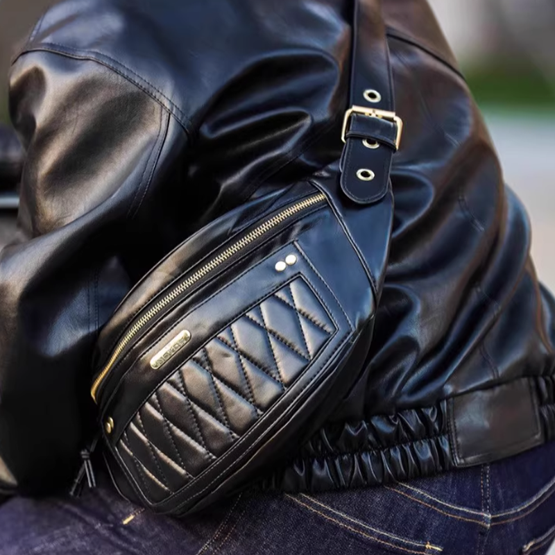 Retro Rider Satchel Biker Bag