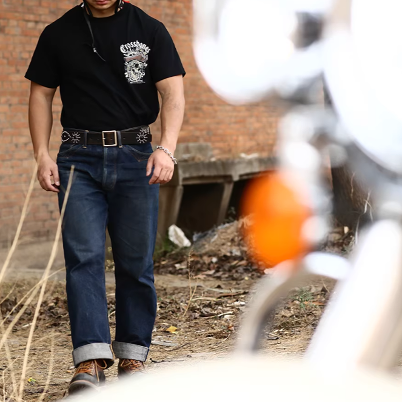 Skeleton Pirate Print T-Shirt V0012