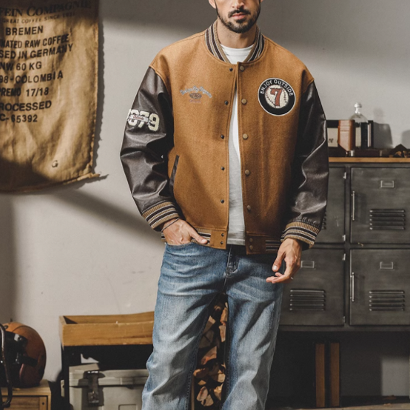 Baseball stadium jacket V0109