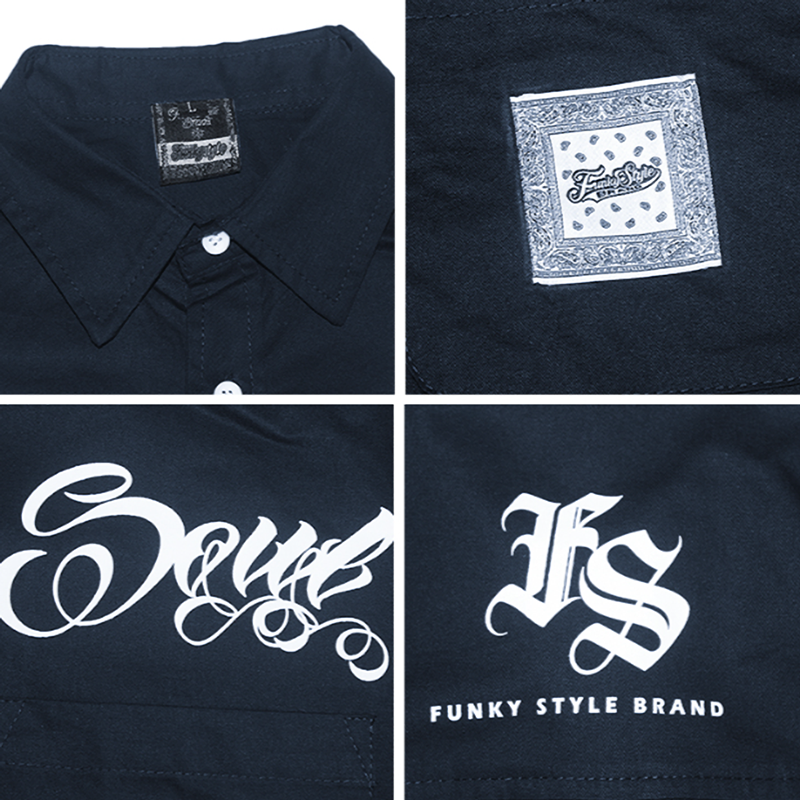Chicano Popping Work Shirt V0774