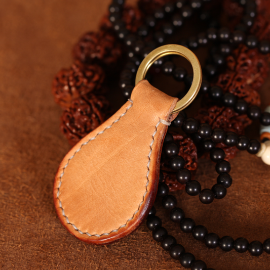 Handmade Leather Keychain V0809