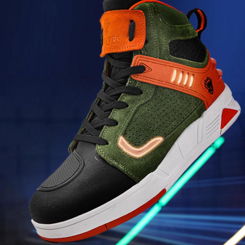 Breathable motorcycle high-top sneakers V0558