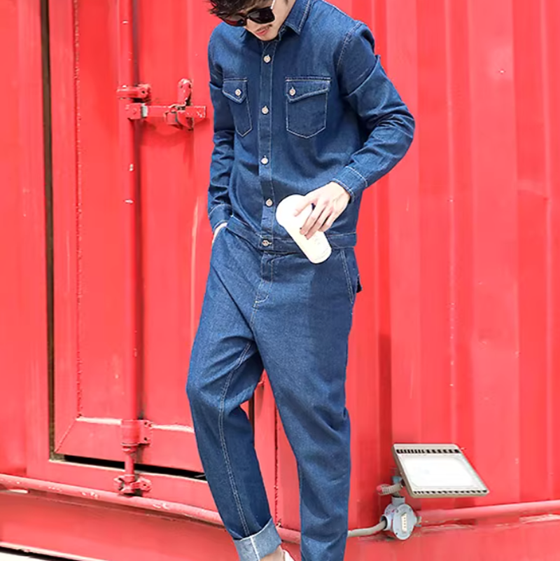 Urban Skull Workwear Jumpsuit V0617