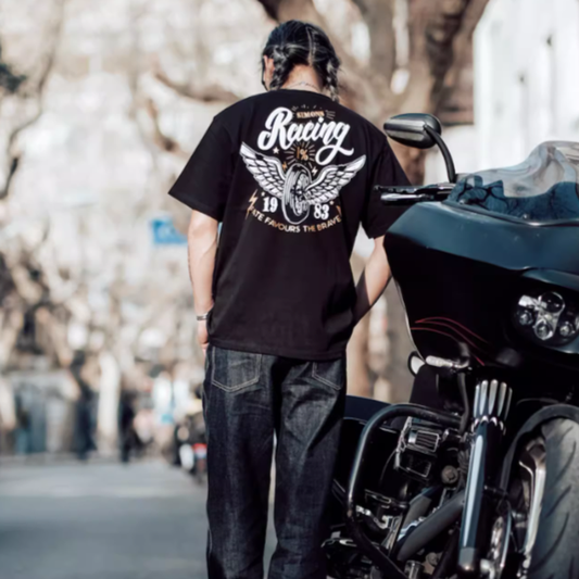 Heavy Way Back Logo T-Shirt V0503