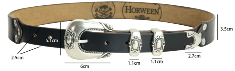 Handcrafted Western Leather Belts V1016