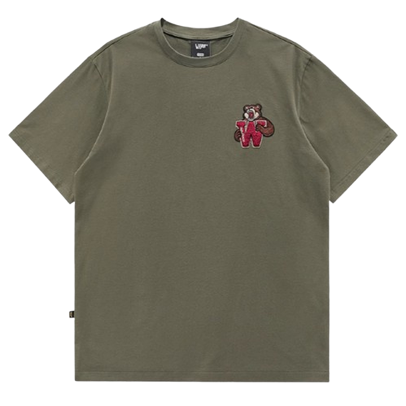 Retro Cartoon Embroidered Tee V0598