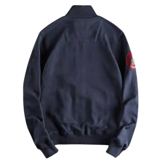 Air Force Retro Zip-Up Sweatshirt V0461