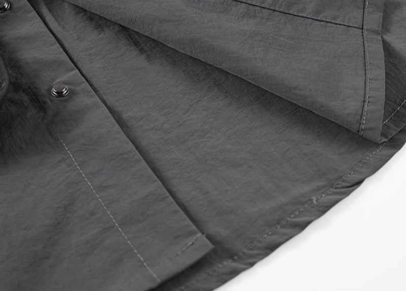Fake Layered Multi-Pocket Shirt V0212