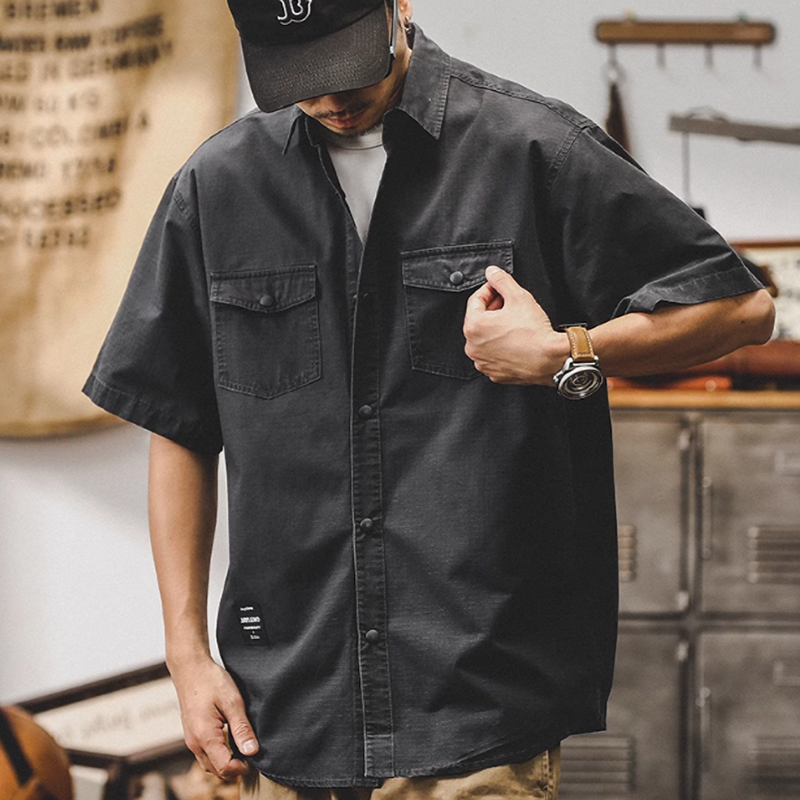 American casual work shirt V0046