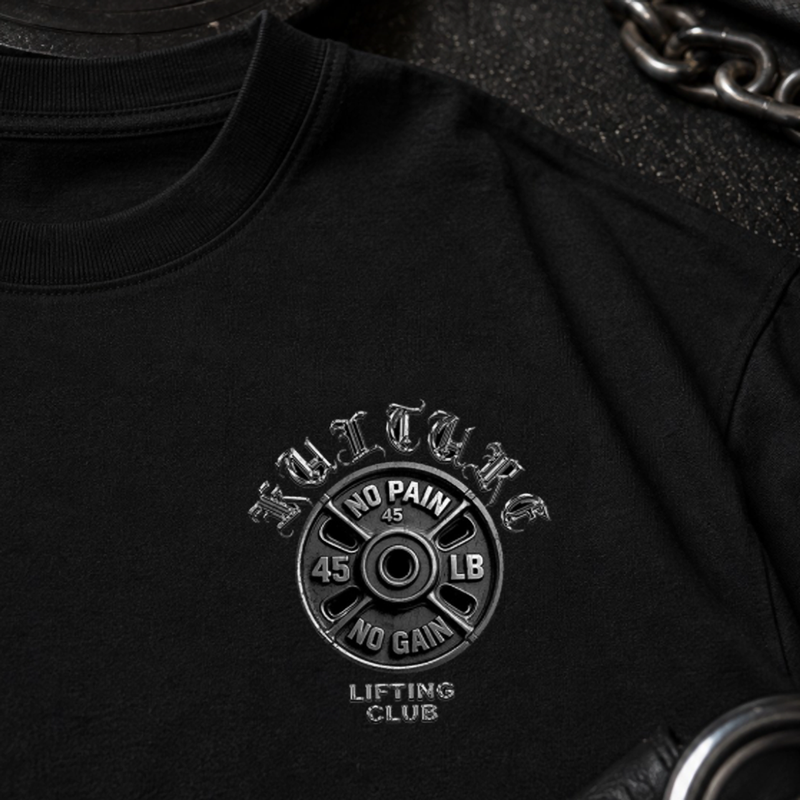 Vintage Lifting Graphic T-Shirt V1019